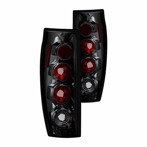 Whole-In-One Smoke Euro Style Tail Lights for 2002-2006 Chevy Avalanche - Smoke WH3846941